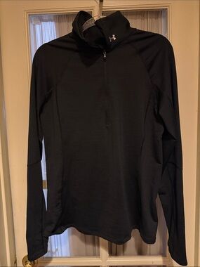Under Armour Women's Black Half-Zip Cowl Neck Pullover